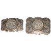 Image 1 : His & Her Newman Silver Belt Buckles