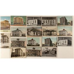 Tonopah postcards of buildings