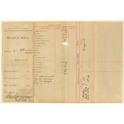 Company A Light Infantry Muster Roll
