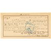 Image 1 : Rare Comstock Bank Loan Document signed by mayor