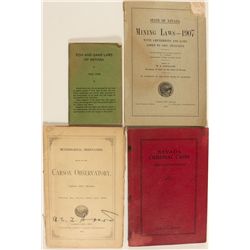 Assorted Early Nevada Publications