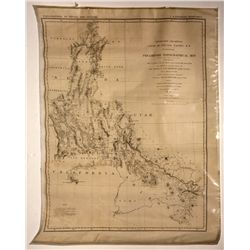 Wheeler's 1871 Map of Nevada and the West