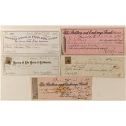 Well-Known Nevada Figures on Checks