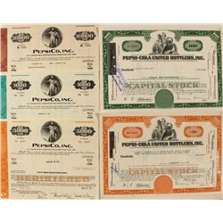 Pepsi Cola Stock Certificates