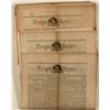 Image 1 : Eight Oregon Farmer Gold Rush era newspapers