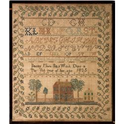 Young girl's sampler c.1835