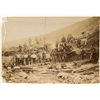 Image 1 : Photo of mining crew outside of Dawson City (Alaska Gold Rush/Klondike)