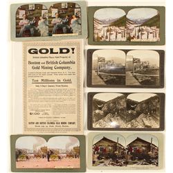 Six Alaska Mining Stereoviews