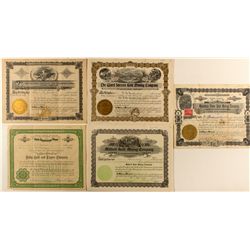 Arizona Gold Mines Stock Certificates 1
