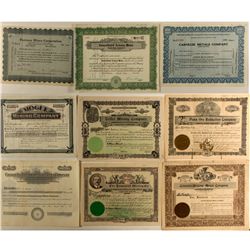 Arizona Mines Stock Certificates 5