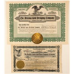 Arizona Mines Stock Certificates 8