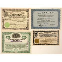 Arizona Mines Stock Certificates 9