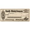 Image 1 : Early Bodie stock certificate: Handly Mining Company