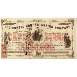 Occidental Copper Mining Co. Stock Certificate