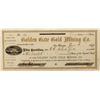 Image 1 : Golden Gate Gold Mining Co. Stock Certificate
