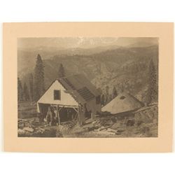 Early Mining Photograph of Sierra City