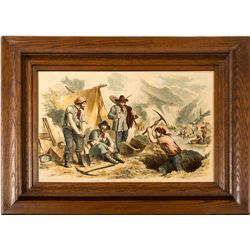 Miners at Work Print