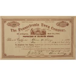 Pennsylvania Town Company stock