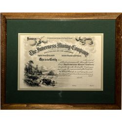 Inverness Mining Company stock