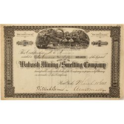 Wabash Mining and Smelting Company stock