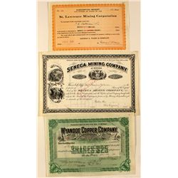 Michigan Mining Certificates 3