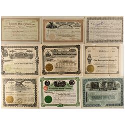 Butte Mining Stock Certificate Collection