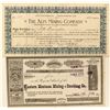 Image 1 : Two Early Montana Mining Stock Certificates