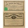 Image 1 : Two Nice Montana Mining Stock Certificates