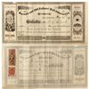 Image 1 : Masonic and Odd Fellows' Hall Association stock certificate w/ revenue stamps