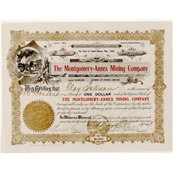 Montgomery-Annex Mining Co. Stock Certificate