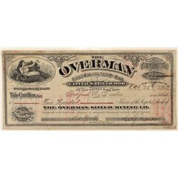 Overman Silver Mining Co. Stock Certificate