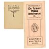 Image 1 : Two mining documents: Goldfield Consolidated and Forward Mining Development