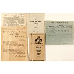 Tonopah Mining Ephemera