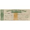 Image 1 : Virginia City Check w/ Rare Deidesheimer Autograph