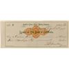 Image 1 : Rare Variety Gould & Curry Silver Mining Co. Check w/ Mackay Signature