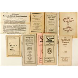 Eight Nevada Mining Prospectuses