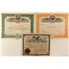 Image 1 : Trio of Lead Stock Certificates
