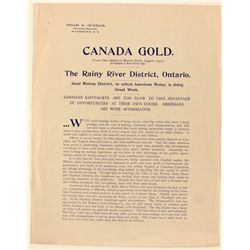 Canada Gold! Prospectus