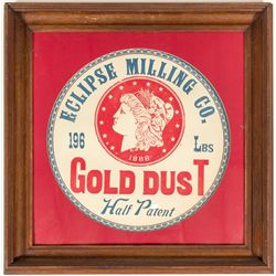 Gold Dust framed label