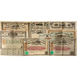 RN Variety on Stock Certificates and Bonds