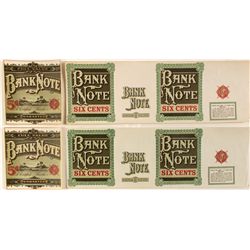 Bank Note Cigar Labels