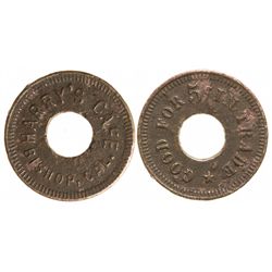 Harry's Cafe, Bishop Token