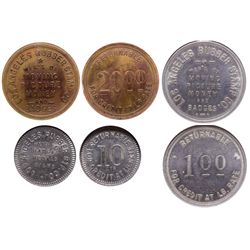 Los Angeles Rubber Stamp Co. tokens