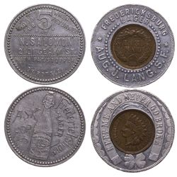 Two Fredericksburg Brewery Tokens