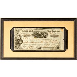 Adams & Co. Second Bill of Exchange