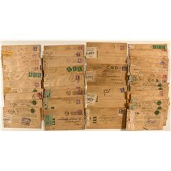 Express COD Covers With Adhesive Labels