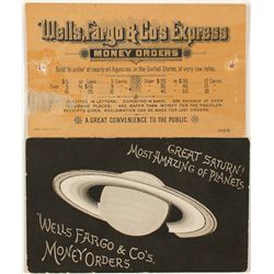 Wells Fargo Money Order cards