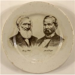 Wells Fargo portrait plate