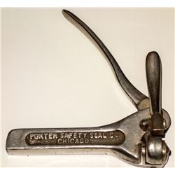 Wells Fargo coin bag sealer