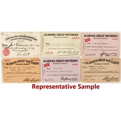 Alabama Great Southern Railroad Passes (21)